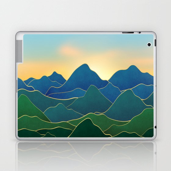 Mountains at Sunrise Laptop & iPad Skin