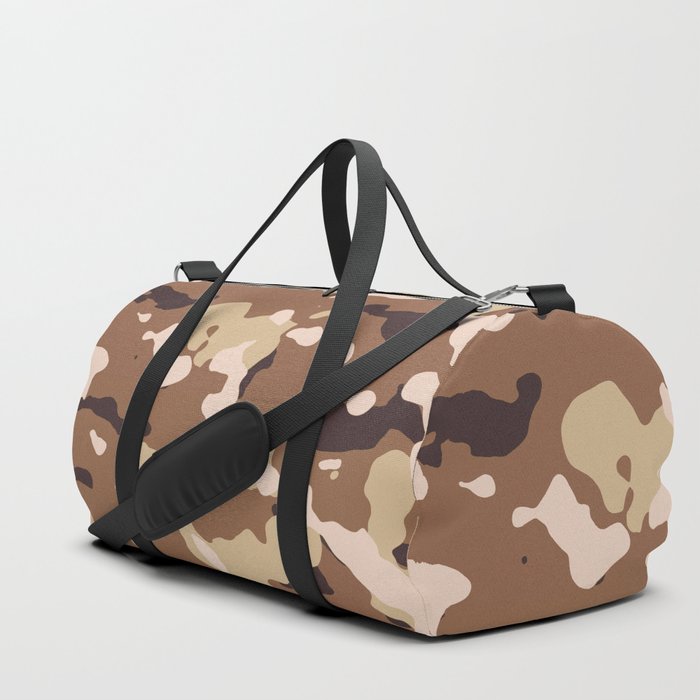 Brown Camouflage Duffle Bag