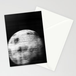 Grey Moon Stationery Card