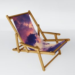 Breaking Sky At Sunset Sling Chair