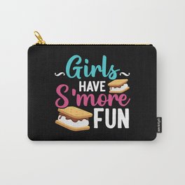 Girls Have S'more Fun Camping Graham Biscuit Carry-All Pouch