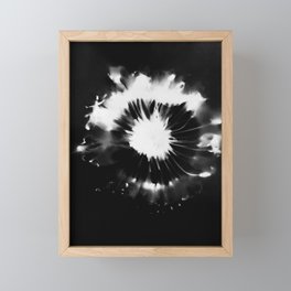 Abstract Flower Head Photogram Framed Mini Art Print