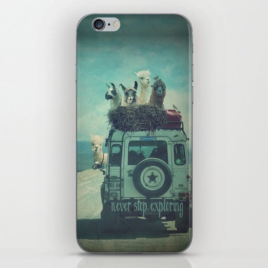 NEVER STOP EXPLORING II SOUTH AMERICA iPhone Skin