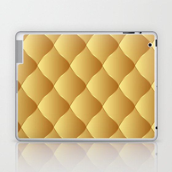 Trendy Royal Gold Leather Collection Laptop & iPad Skin