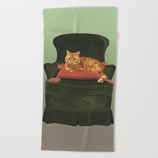 This is my throne Beach Towel