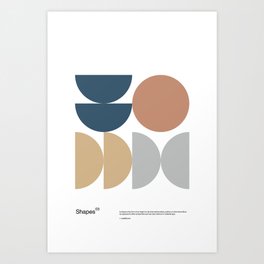 Shapes 03 - Bauhaus / Swiss Design -  Art Print