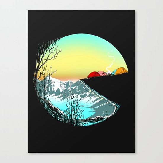 Pac camp Canvas Print