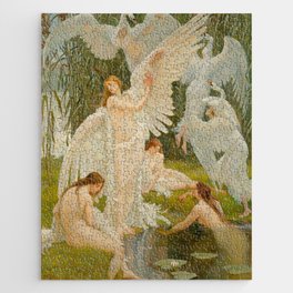 The Swan Maidens by Walter Crane Jigsaw Puzzle
