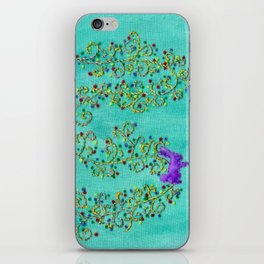 Lost and Found Woodland Garden Embroidery iPhone Skin