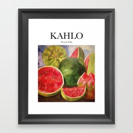 Kahlo - Viva la Vida Framed Art Print