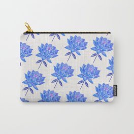 Sacred Lotus – Blue Blossom Carry-All Pouch