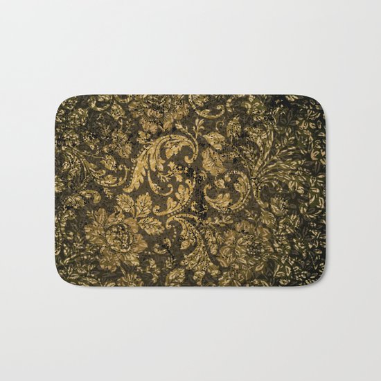 Decorative damask Bath Mat