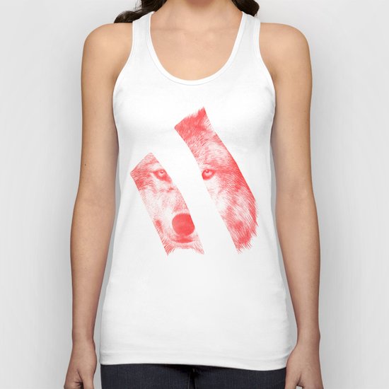 Red - by Eric Fan and Garima Dhawan Unisex Tank Top