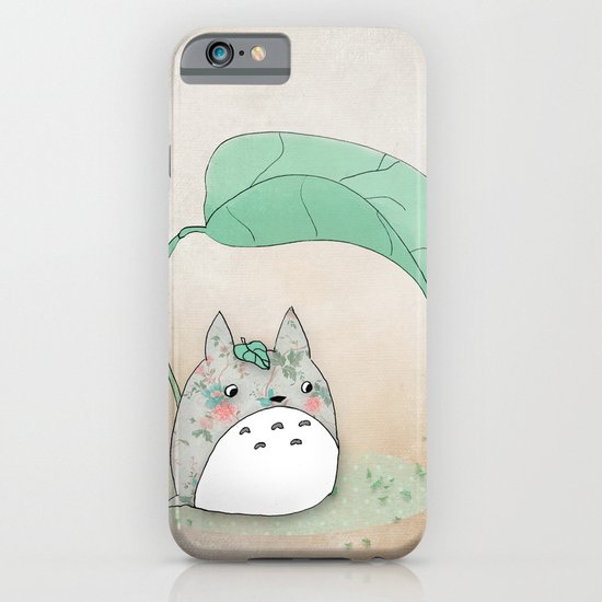 Floral Totoro iPhone & iPod Case