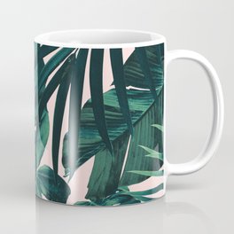 Tropical Jungle Leaves Pattern #5 #tropical #decor #art #society6 Coffee Mug