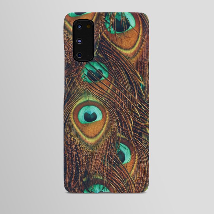 Peacock Feathers Android Case