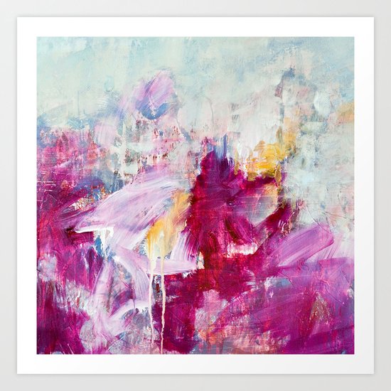 abstract landscape - variation Art Print