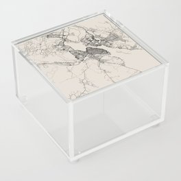 Canada Halifax Map Acrylic Box