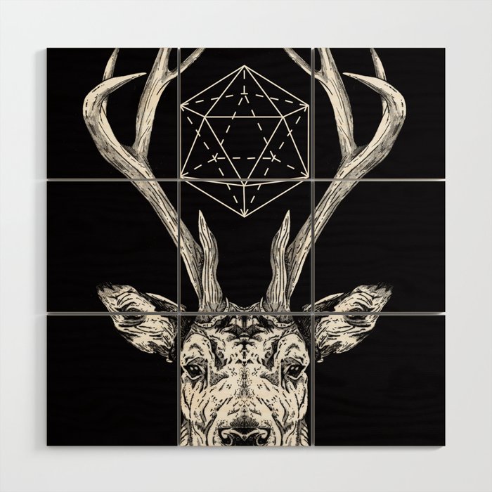 Stag Wood Wall Art