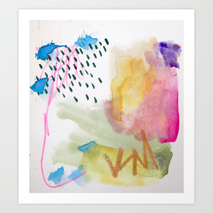 Spring Rain Art Print