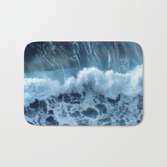 Sea Waves Bath Mat