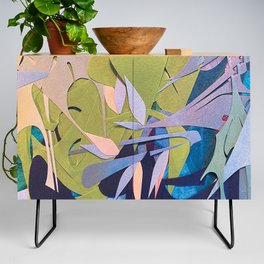 New Species- Paper Leaves  Credenza