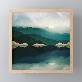 Waters Edge Reflection Framed Mini Art Print