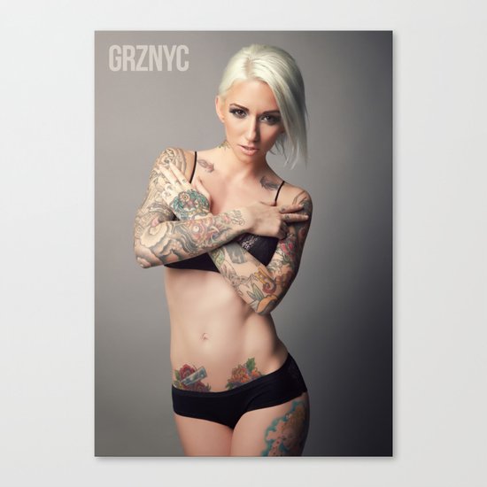 GRZNYC: Alabama Deer Print '12 Canvas Print