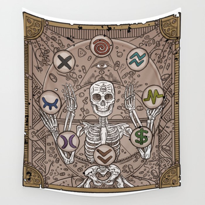 Mental Medicine in the Balance Wall Tapestry