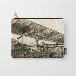 Glenn Curtiss in His Bi-Plane Carry-All Pouch