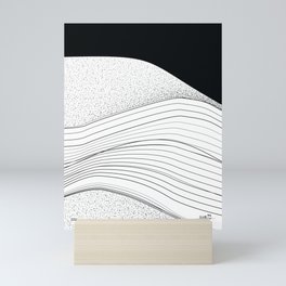 Flowing On Particles Mini Art Print