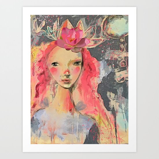 Namaste soul Art Print