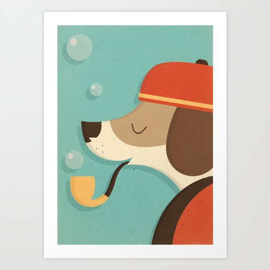 A Dog's Life Art Print