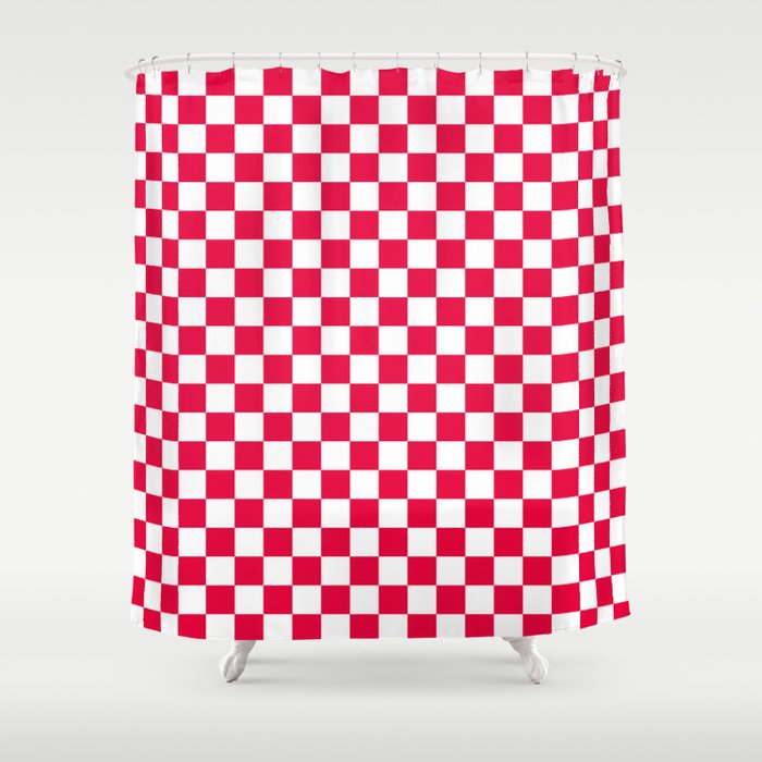 Checkers 19 Shower Curtain