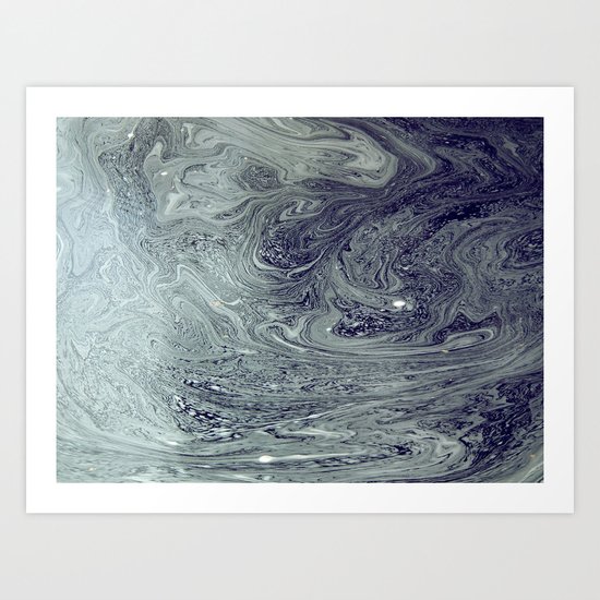 River Patterns Art Print