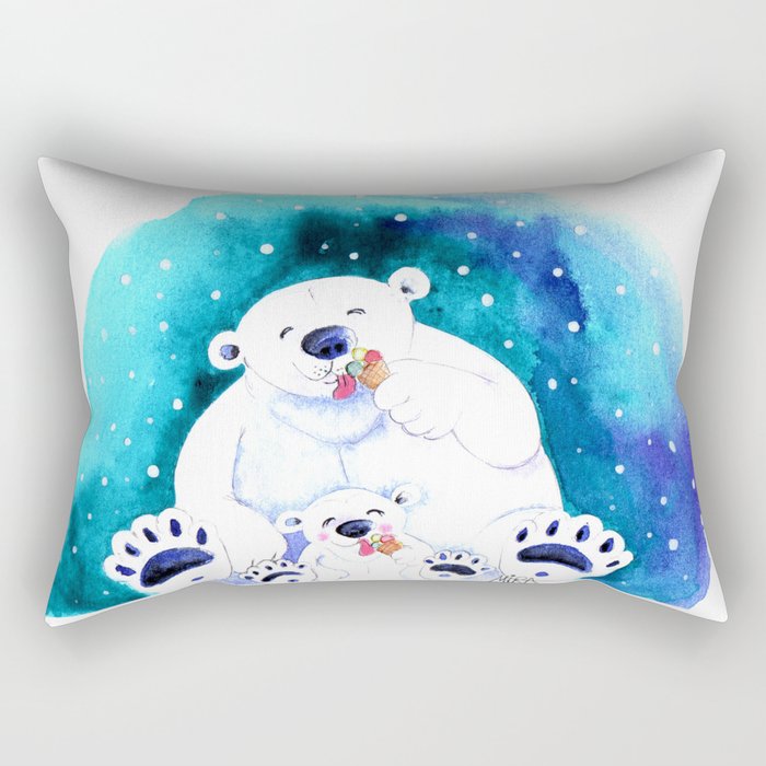 polar bear pillow case