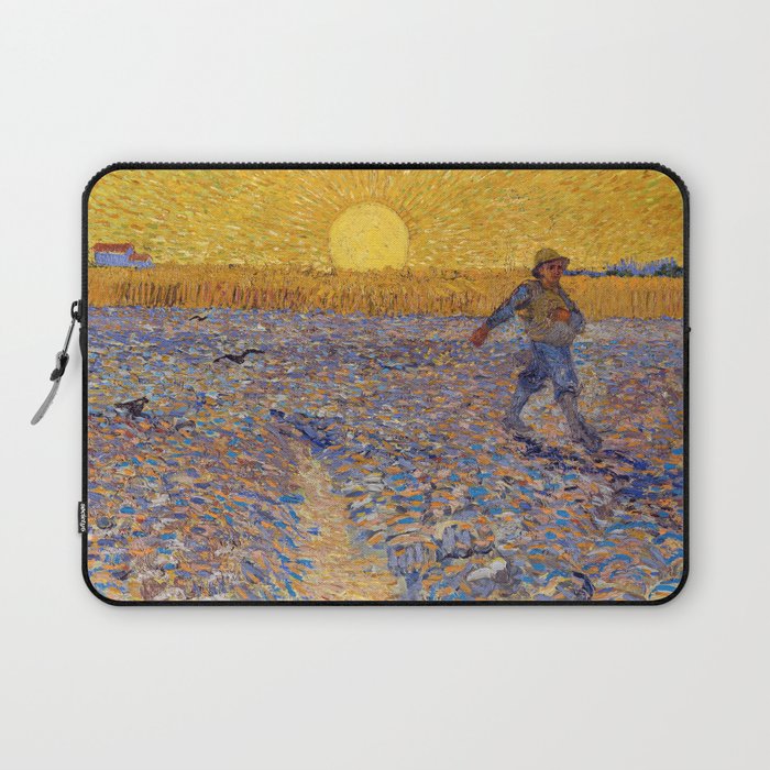 Vincent van Gogh - Sower with Setting Sun Laptop Sleeve