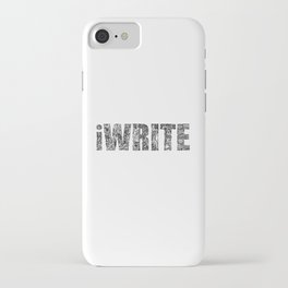 iWRITE iPhone Case