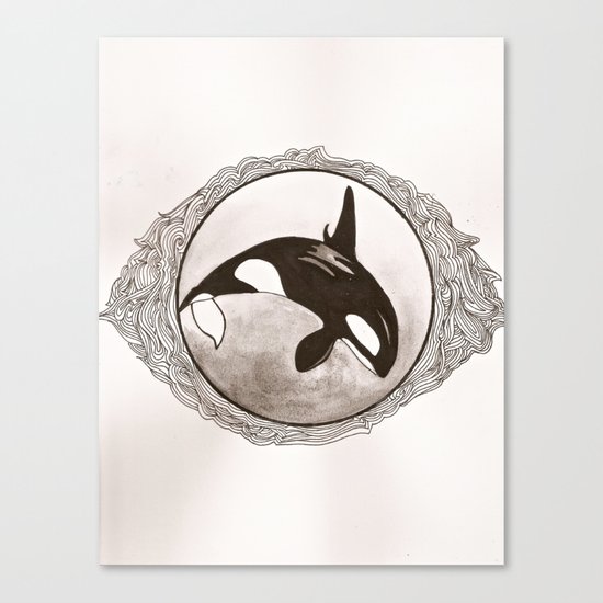 Killer Whale Canvas Print