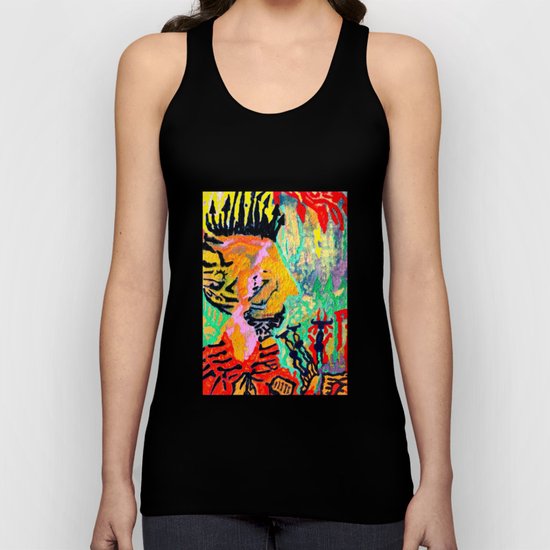 painting selfportrait selfie Unisex Tank Top