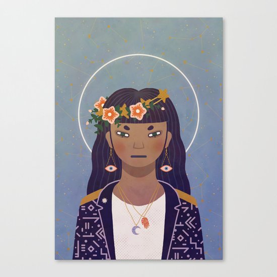 Celestial Portrait Canvas Print