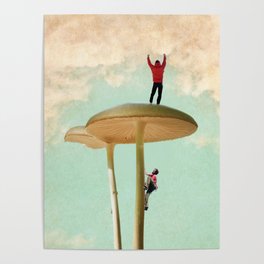 Land of the Giant Mushroom Poster
