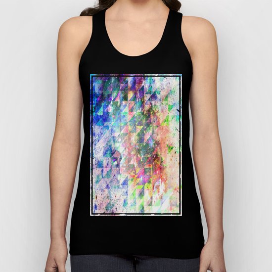 GLITCHED Unisex Tank Top