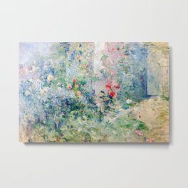 Berthe Morisot - The Garden at Bougival Metal Print | Bougival, Painting, Morisot, Berthe Morisot, Garden 