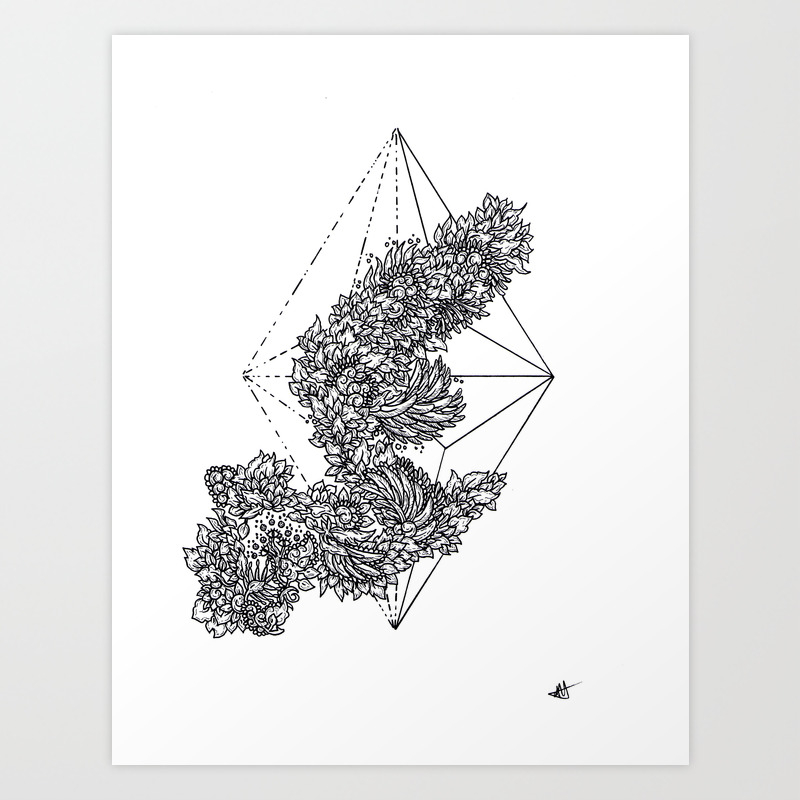 Diamond In The Rough Art Print By Alexandrahasenpflug Society6