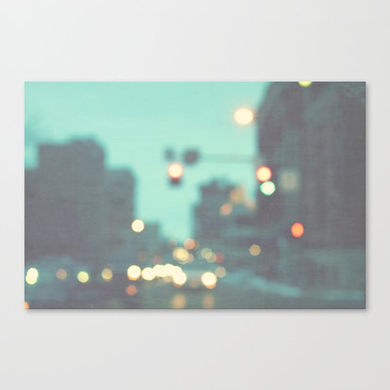city lights Canvas Print