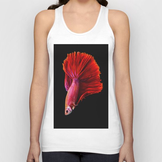 Siamese fighting fish Unisex Tank Top