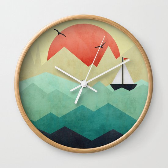Ocean Adventure Wall Clock