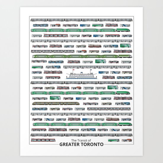 The Transit of Greater Toronto Art Print