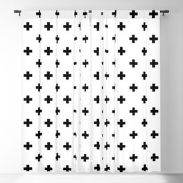 Swiss cross pattern Blackout Curtain